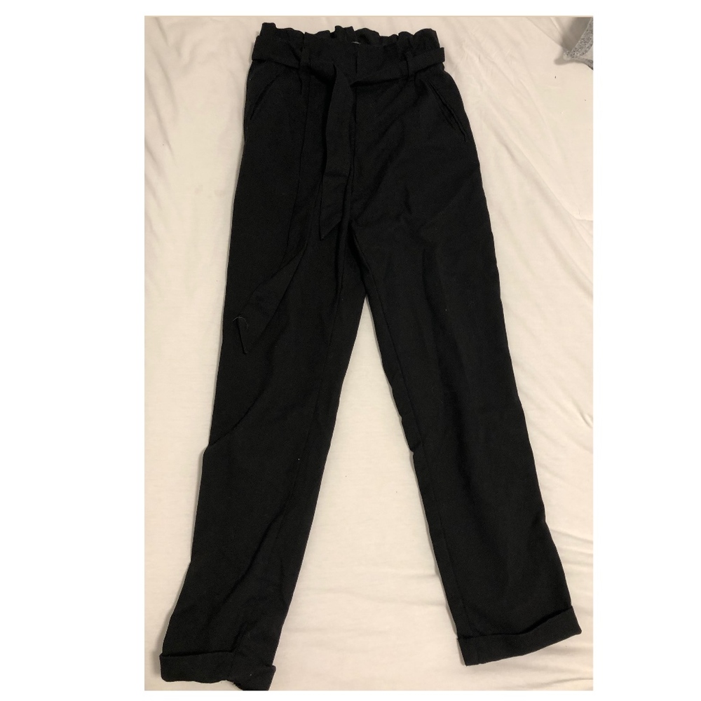 Zara Black High Waist Pants